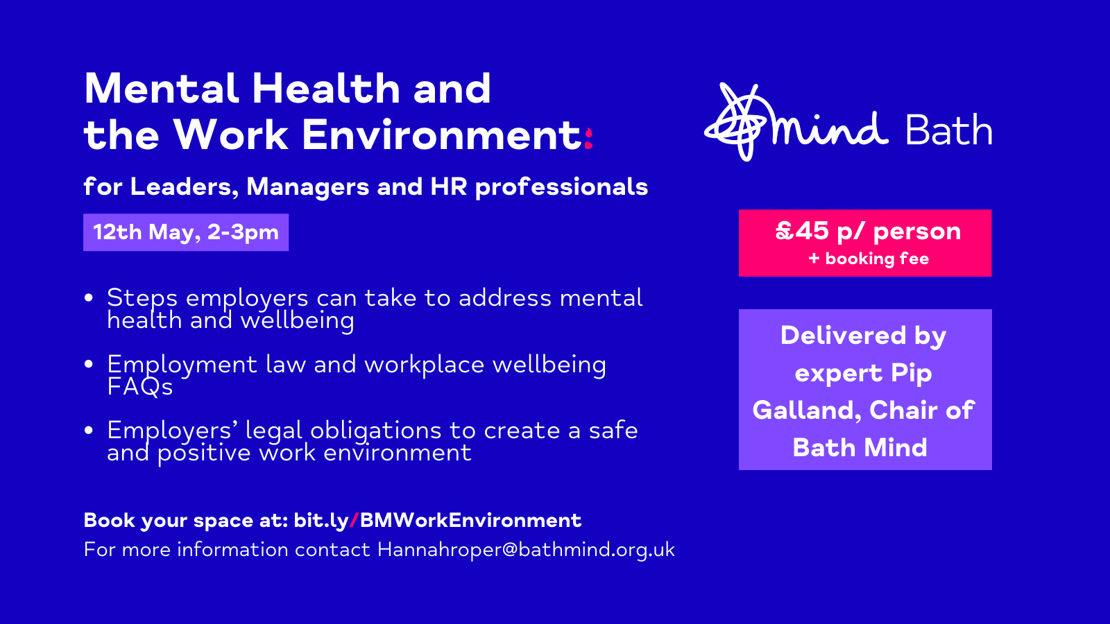 Mental Health and the Work Environment Event