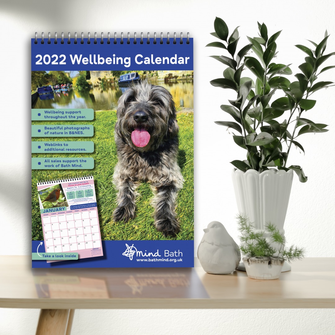 Pre-order your own Bath Mind 2022 wellbeing calendar!