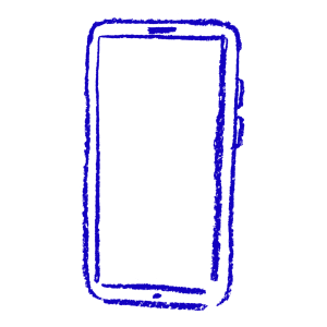 An illustration of a smart phone