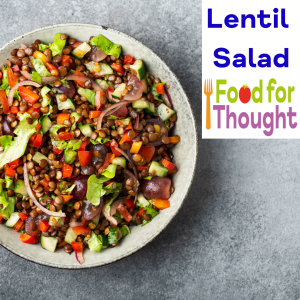 Lentil Salad in a bowl
