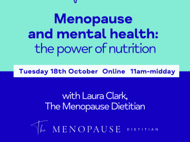 Menopause and Mental health: The Power of Nutrition