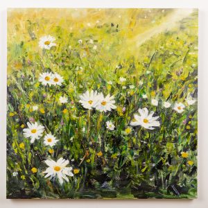 Painting named Daisy Meadow by Fiona Smith