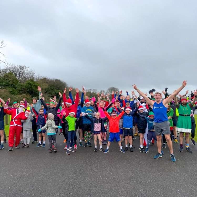 A group of runners at Bath Mind's mental elf event