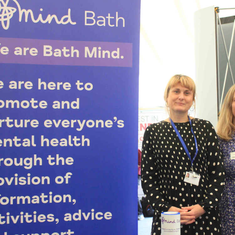 Bath Mind staff at an event