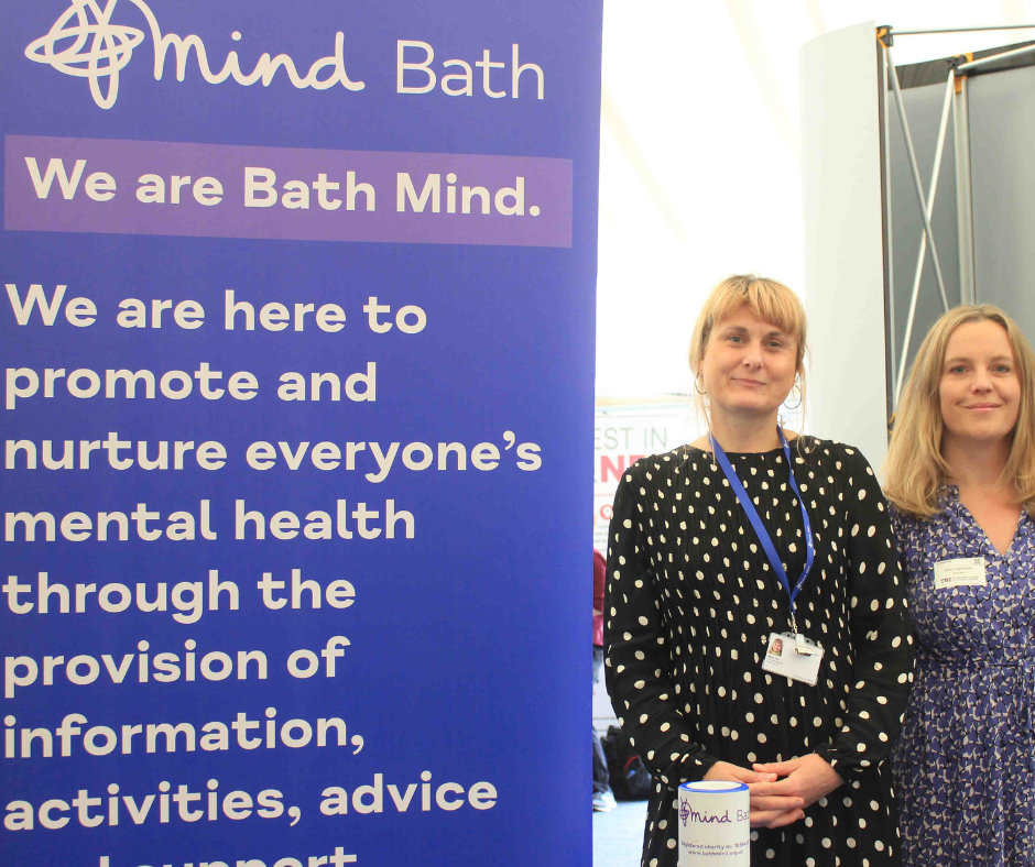 Bath Mind staff at an event