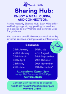 Bath Mind Sharing Hub poster