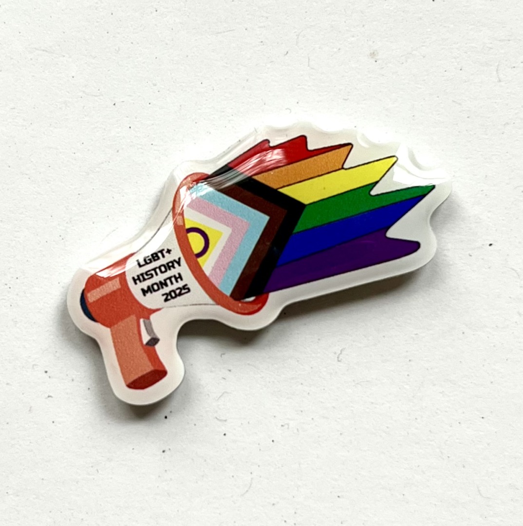 LGBT+ History Month 2025 badge